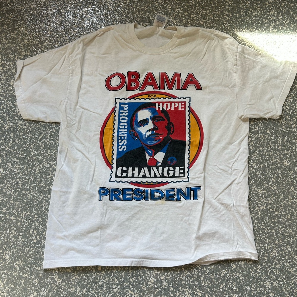 Vintage Obama for prez t shirt